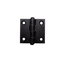 Dobradiça Comum Em Alumínio Preto 50 X 40 Mm Mk