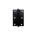 Dobradiça Comum Em Alumínio Preto 64 X 37,5 Mm Mk