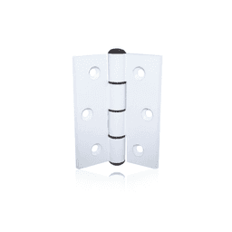Dobradiça Comum Em Alumínio Branco 70 X 64 Mm Mk