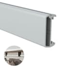 Perfil Cabideiro Vesto Alumínio Anodizado Rm282 Rometal