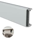 Perfil Cabideiro Vesto Alumínio Anodizado Rm282 Rometal