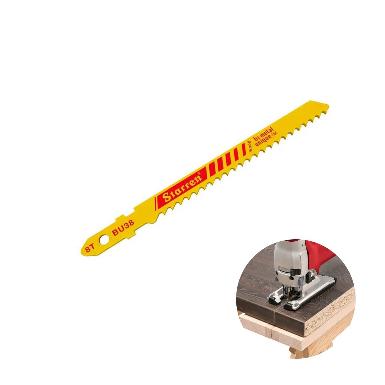 Lâmina de Serra Tico-tico Bu38 Para Madeira Starrett