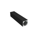 Perfil Link Em Preto Fosco Sem Aba Rm283 Rometal