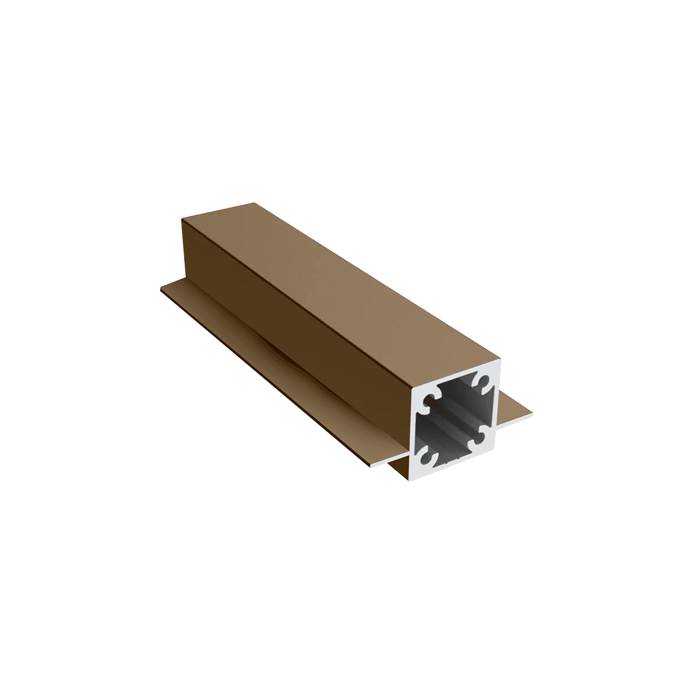 Perfil Link Em Champanhe Claro Com Duas Abas Rm311 Rometal
