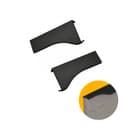 Ponteira Puxador Facetato Preto de 20 Mm Pe183 Rometal