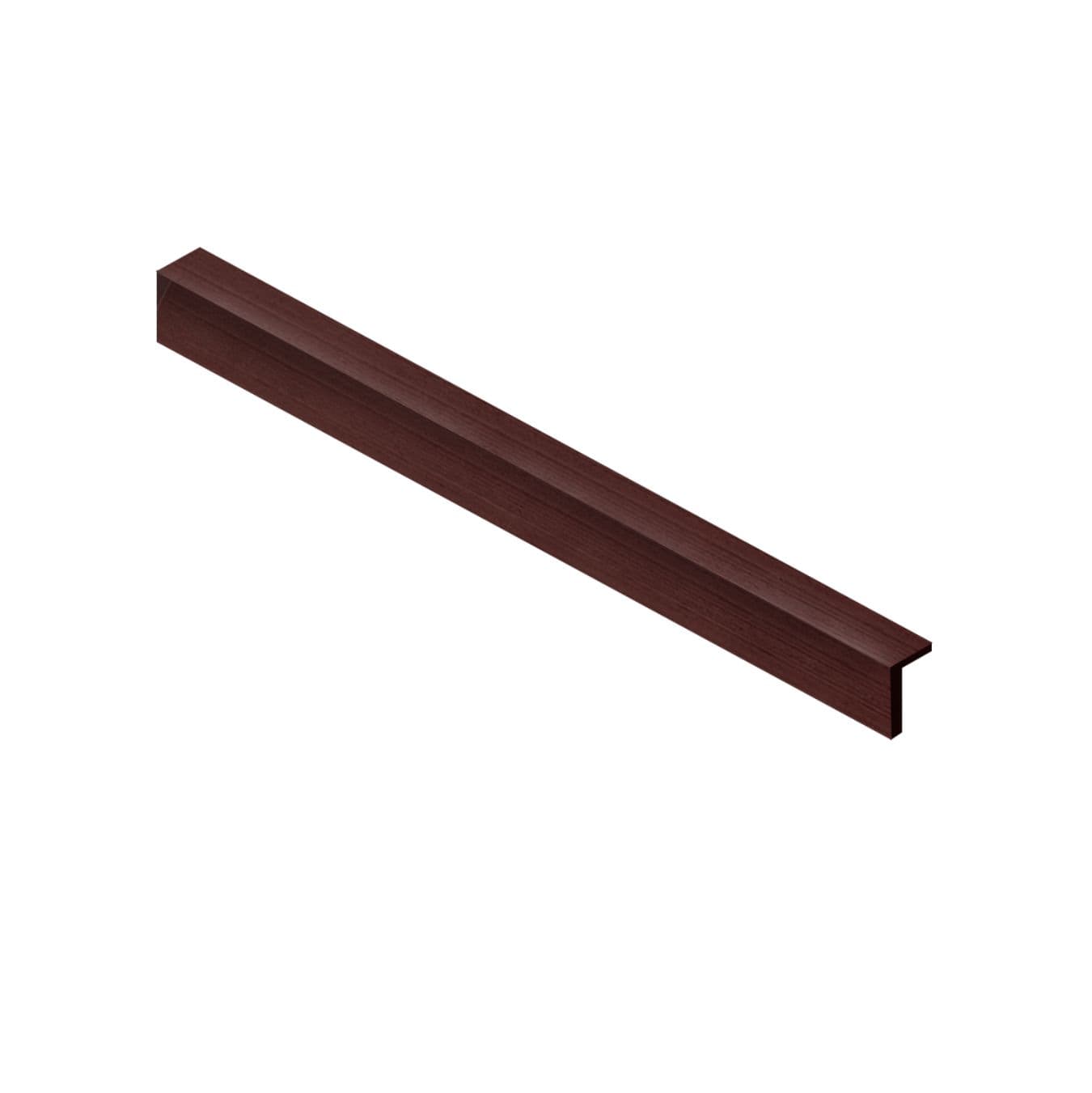 Acabamento Aço Corten Painel Ripado Em L 270 X 5 Cm Mdf