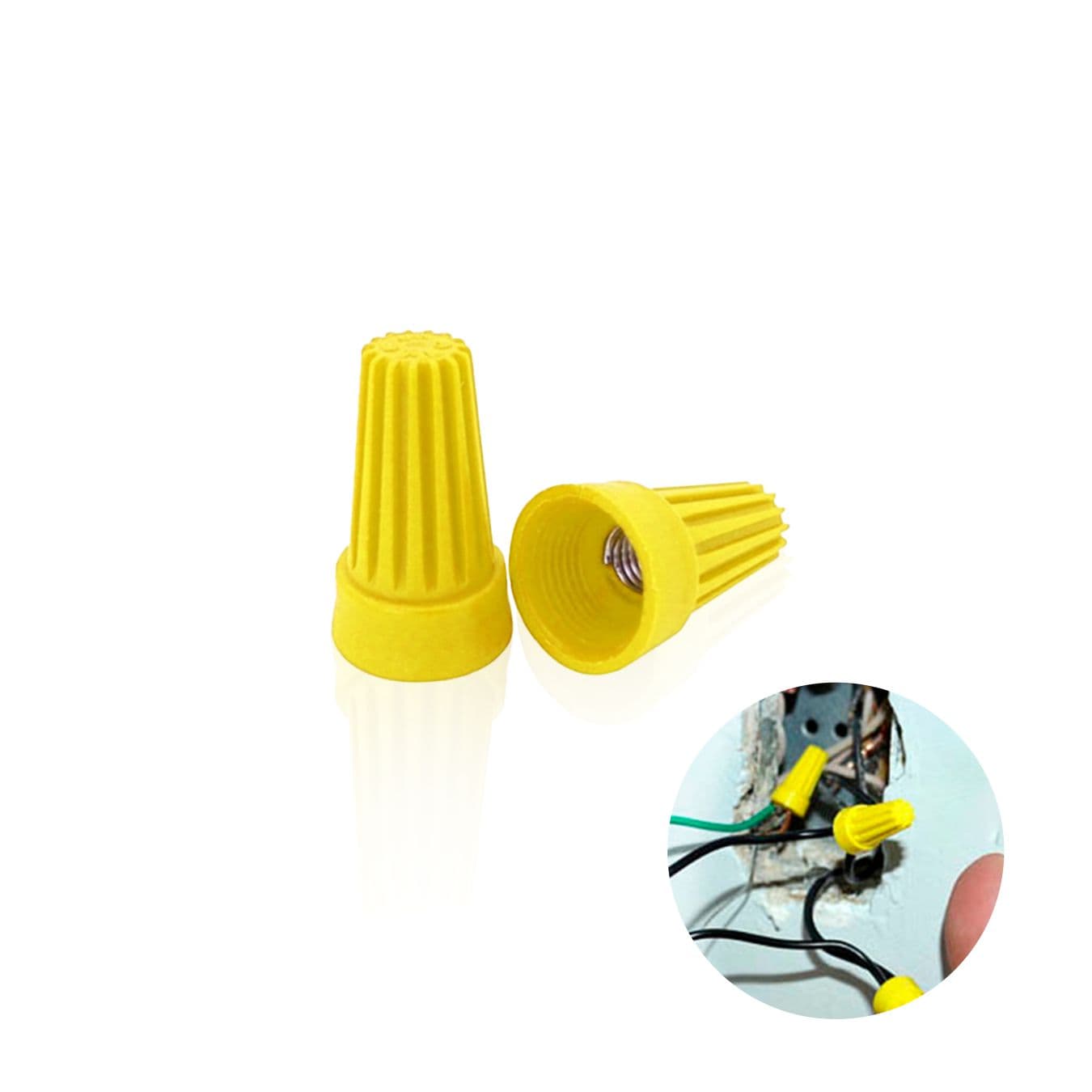 Conector Isolante Fios Elétrico P4h Amarelo