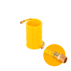 Mangueira Espiral Conector 1/4"npt Macho 5,0mm X 8,0 Mm Com 15,0 M Vonder