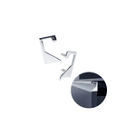 Ponteira Puxador Vazado Cromado de 18 Mm Pe337 Rometal