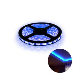 Fita de Led 3528 Na Cor Azul Com Silicone Com 5 Metros Led Line