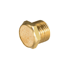 Silenciador Pneumático Tipo Pastilha Bronze 1/8