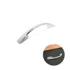 Puxador Arco Cromado Furação 224mm Para Portas E Gavetas Il2092 Italy Line