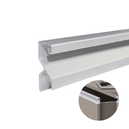 Perfil Puxador Anodizado de 15 Mm 0257 Dmt