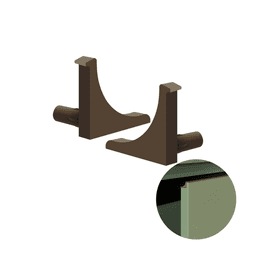 Ponteira Para Puxador Na Cor Champanhe 1001 de 18 Mm Pe250 Rometal