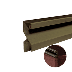 Perfil Puxador Bronze de 15 Mm 0257 Dmt