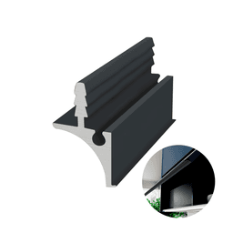 Perfil Puxador Na Cor Titânio de 18mm Rm250 Rometal