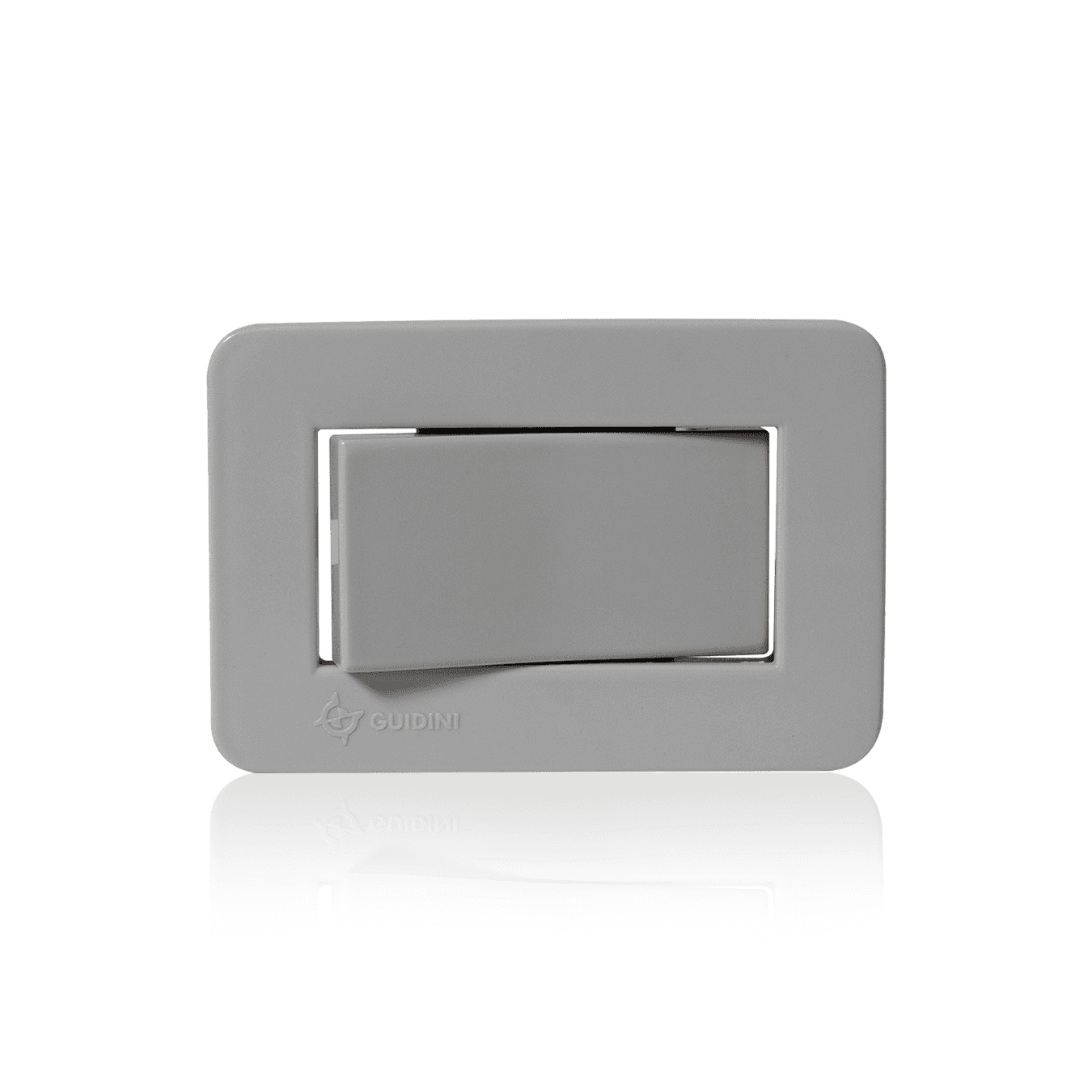 Interruptor Paralelo Simples Cinza Easy Instal Para Embutir 1 Tecla de 6a 250v Guidini