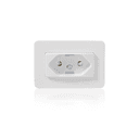 Tomada Easy Instal Simples Branca de Embutir de 2 Pinos + 1 Terra de 20a 250v Guidini