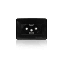 Tomada Easy Instal Simples Preta de Embutir de 2 Pinos + 1 Terra de 20a 250v Guidini