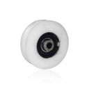 Roldana Roda Em Nylon de 3" Polegadas Com Eixo de 5/8" Com Canal U Para Portão de Correr