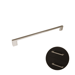 Puxador Alça Liveri de 128 Mm Na Cor Prata Fosco Il950 Para Gaveta E Móveis Italy Line
