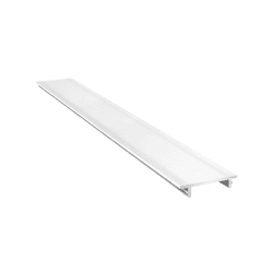 Perfil Difusor Led Light de Embutir Na Cor Branco Para Fita de Led de 3000 Mm Led Line