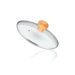 Tampa Redonda de Vidro Temperado de 25 Cm Panela E Frigideira Mk