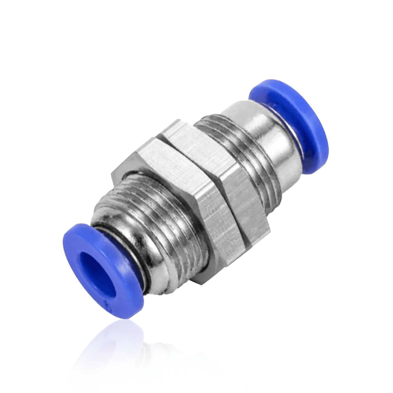 Conexão Pneumática Rápida Pmm União Para Painel de 06 X 06 Mm Bsp