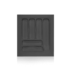 Divisor de Talher Para Gavetas 6 Nichos 41,2x49,3cm Cor Prata