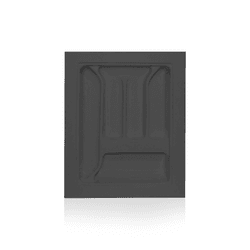 Divisor Talher Para Gaveta 5 Nichos 36,3x46,2cm Cor Prata