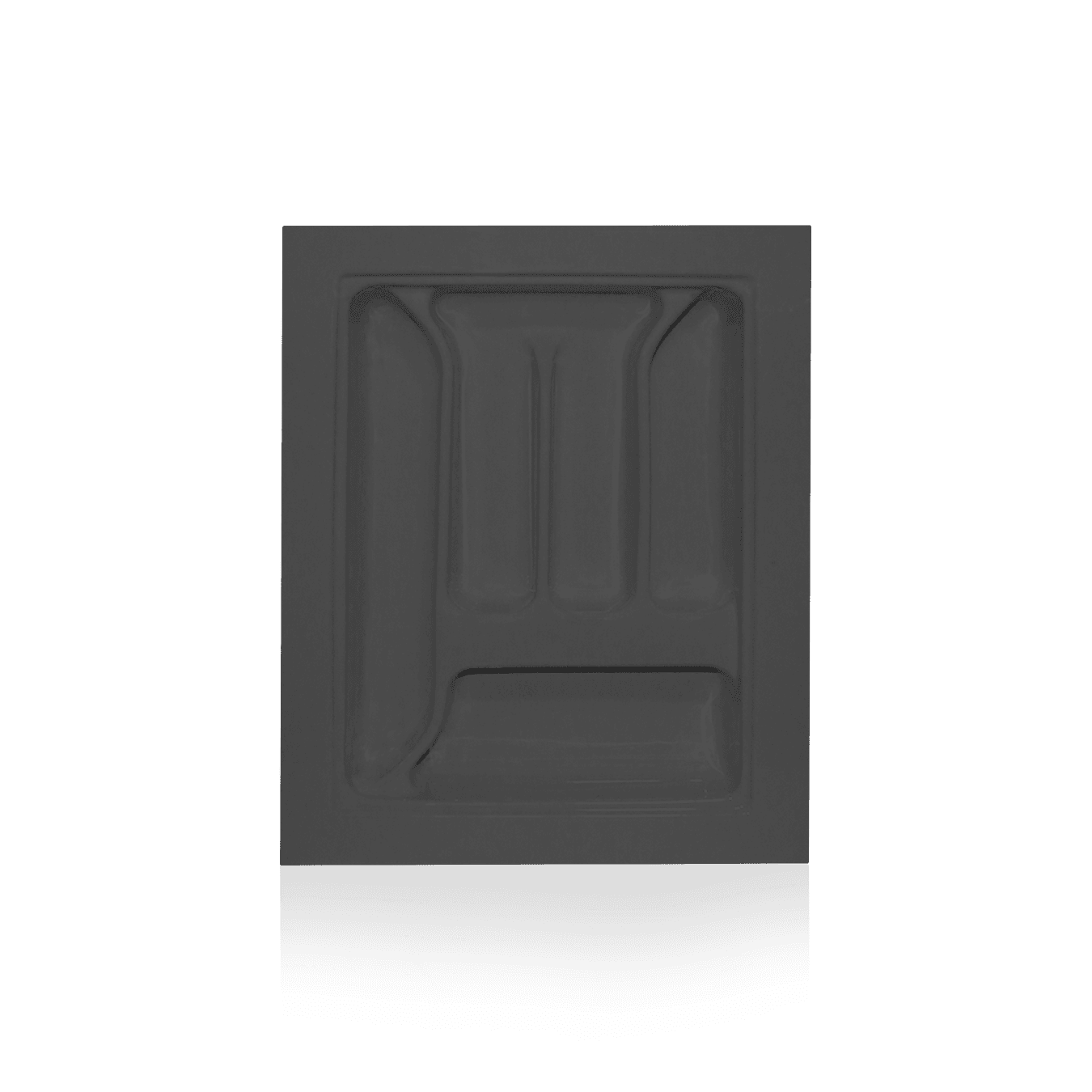 Divisor Talher Para Gaveta 5 Nichos 36,3x46,2cm Cor Prata