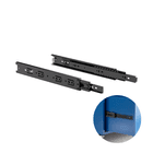 Corrediça Trilho Telescópica Steel de 350mm Cor Preta