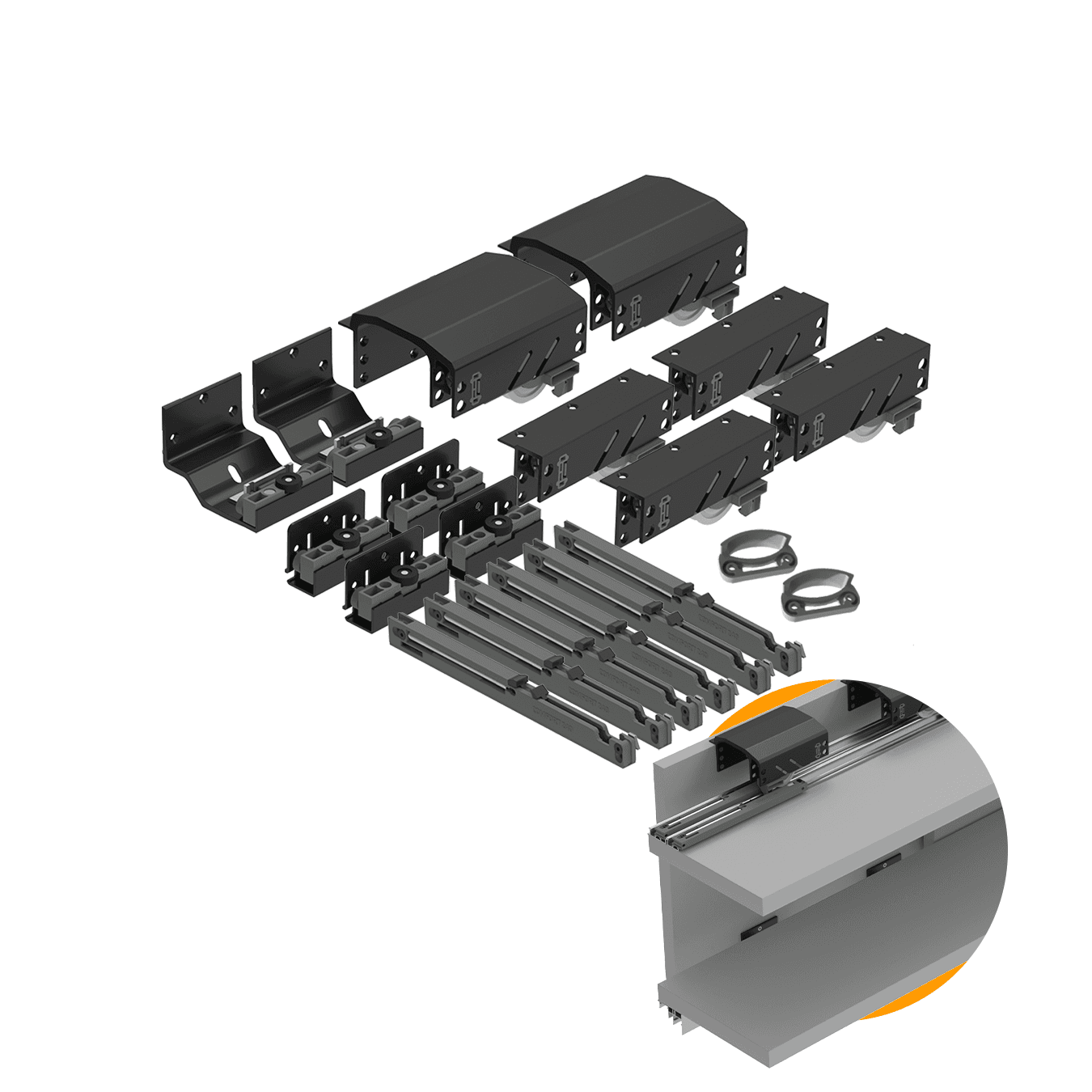 Sistema Dominus Rometal Top 3 Portas | 20 A 50kg | Inverso