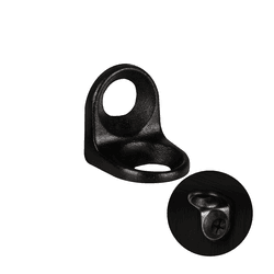 Cantoneira 2 Furos 12,5x12,5 Macica Preta 100 Un