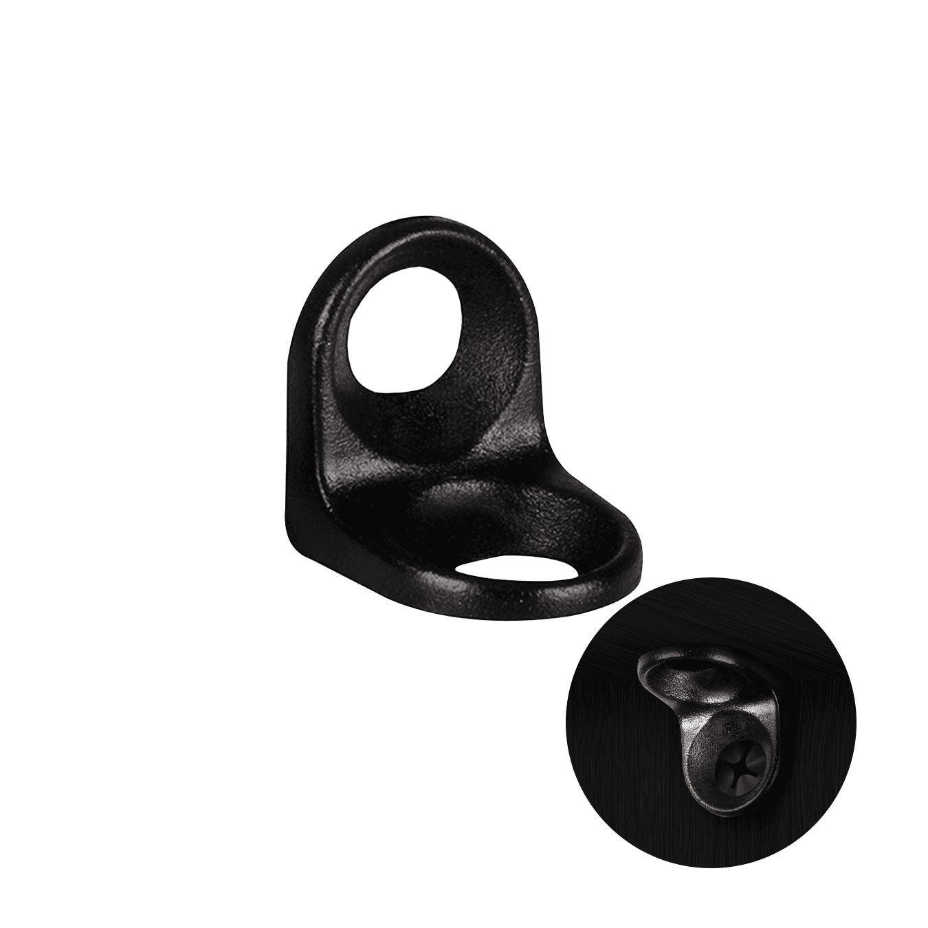 Cantoneira 2 Furos 12,5x12,5 Macica Preta 100 Un