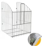 Tulha Basculante 30 Cm Cromada Para Embutir No Armário