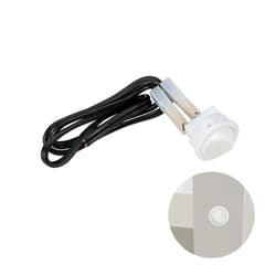 Botão Interruptor Gota Bolinha Redondo Branco de Embutir Para Led Em Móveis Nuze