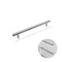 Puxador Haste Redondo Aço Inox 201 Escovado 448 Mm / 70 Cm Para Gavetas Renna