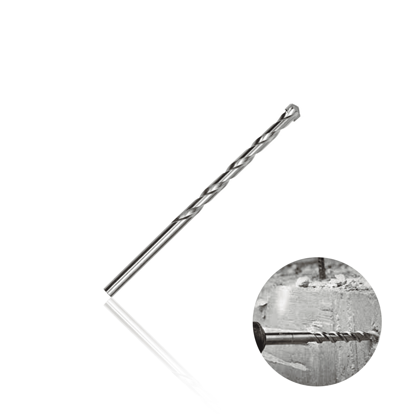 Broca de 08 X 120 Mm Golden Line Em Widea Videa Com Haste Cilíndrica Para Concreto Parede 708089 Mtx