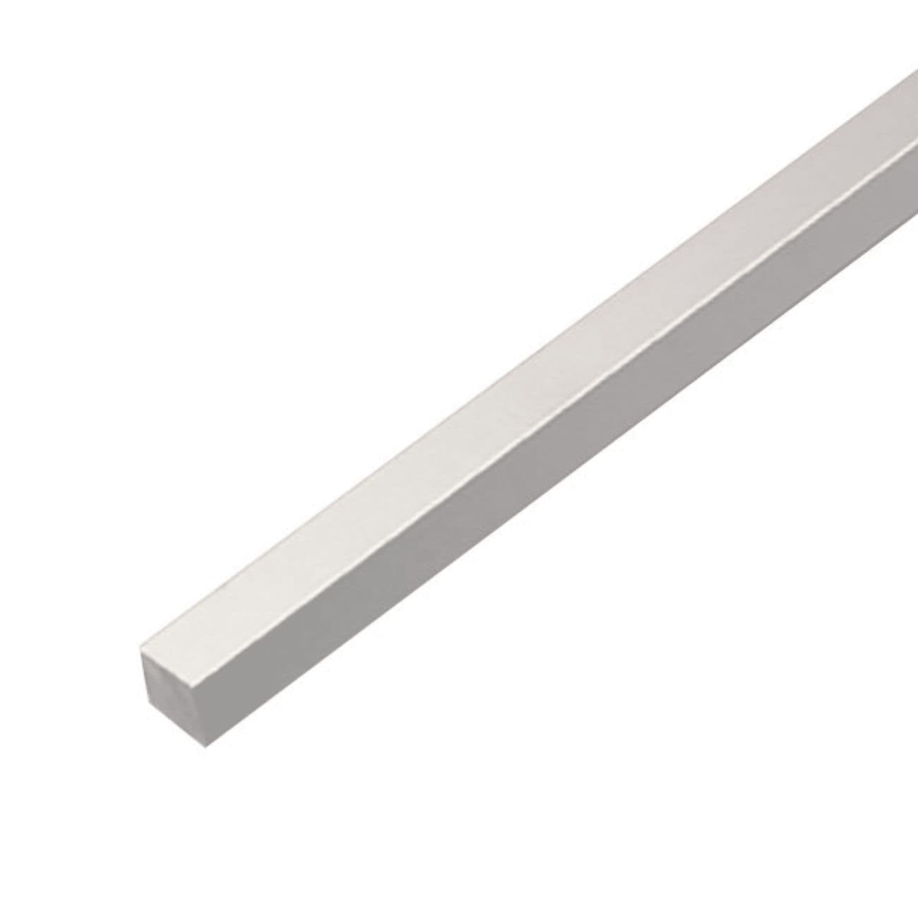 Trilho Maciço Para Janelas de Correr 6x6mm Napoleão - 2 Metros
