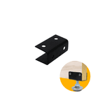 Chapa U" 18mm Para Sapata Rosca 1/4" Preta