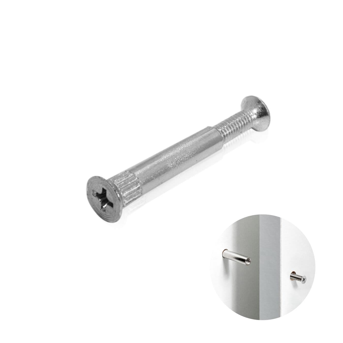 Parafuso União Cabeça Chata Ø 5 X 22 Mm Fechado E 27 Mm Aberto