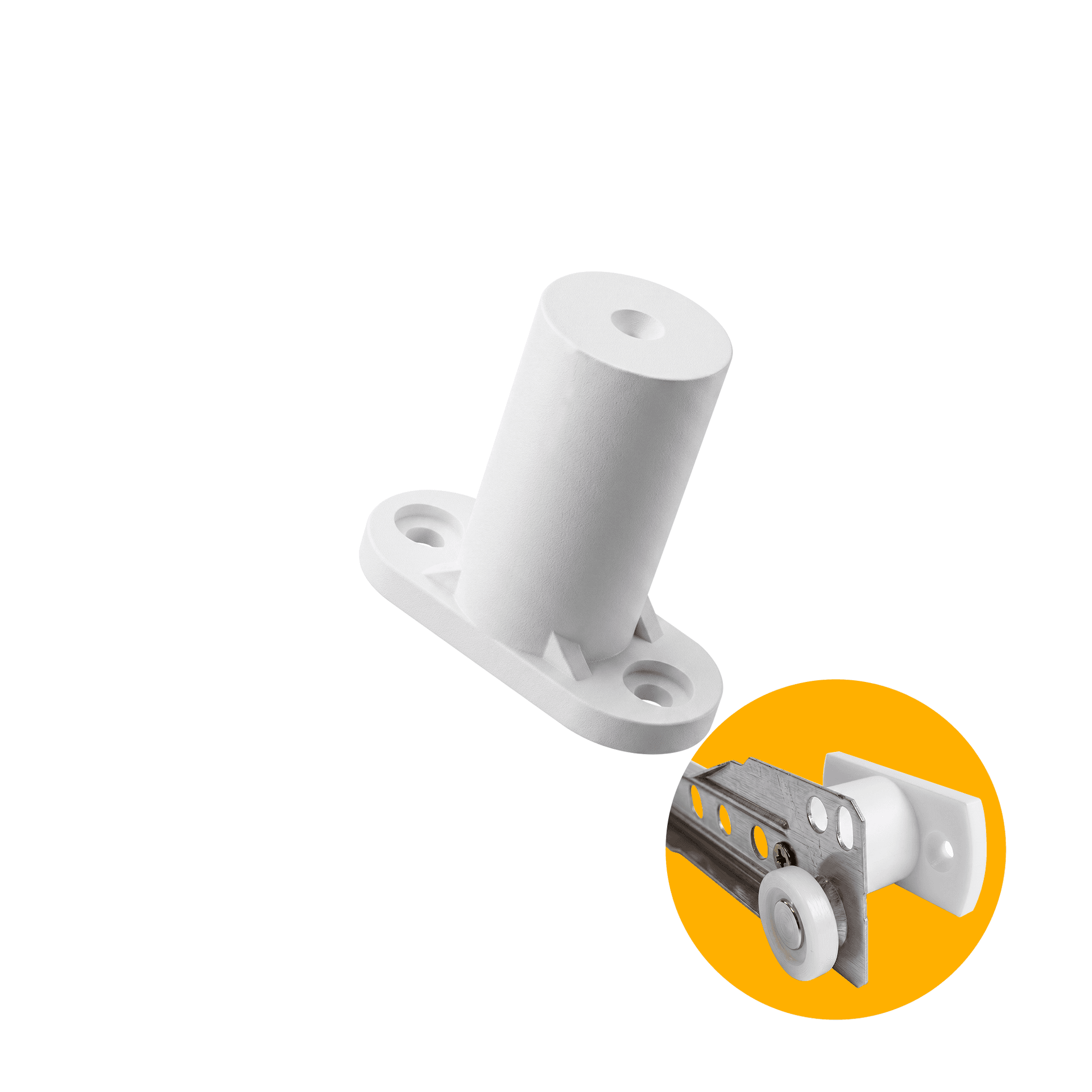 Espaçador Ou Distanciador 32 Mm Para Fixação de Corrediças Branco