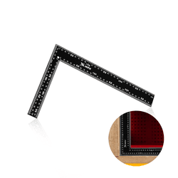 Esquadro de Aço Carbono 12" - 300mm Para Medições Mtx