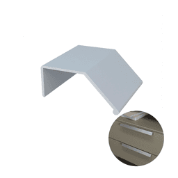 Perfil Puxador de Encaixe Anodizado de 15 Mm Rm085 Rometal