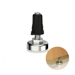 Sapata Pé Nivelador Regulável de 6 Mm Com Bucha de 6 Mm Mk