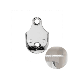 Suporte Lateral Para Tubo Cabideiro Redondo Ø25 Mm