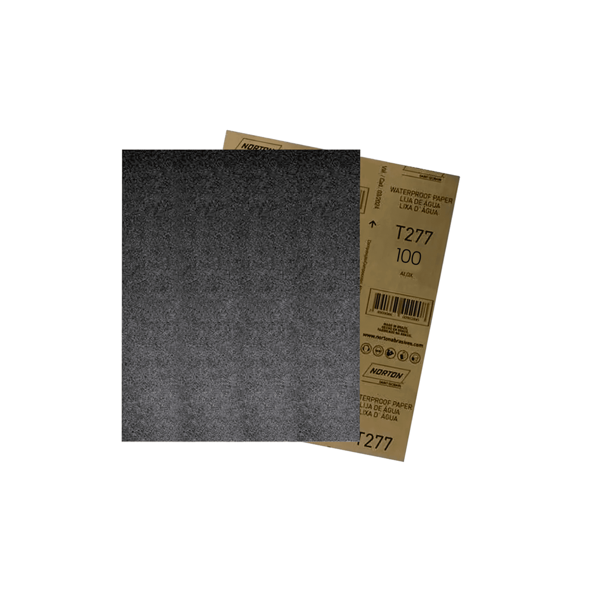 Lixa D’água Gramatura 100 T277 230x280 Folha Norton