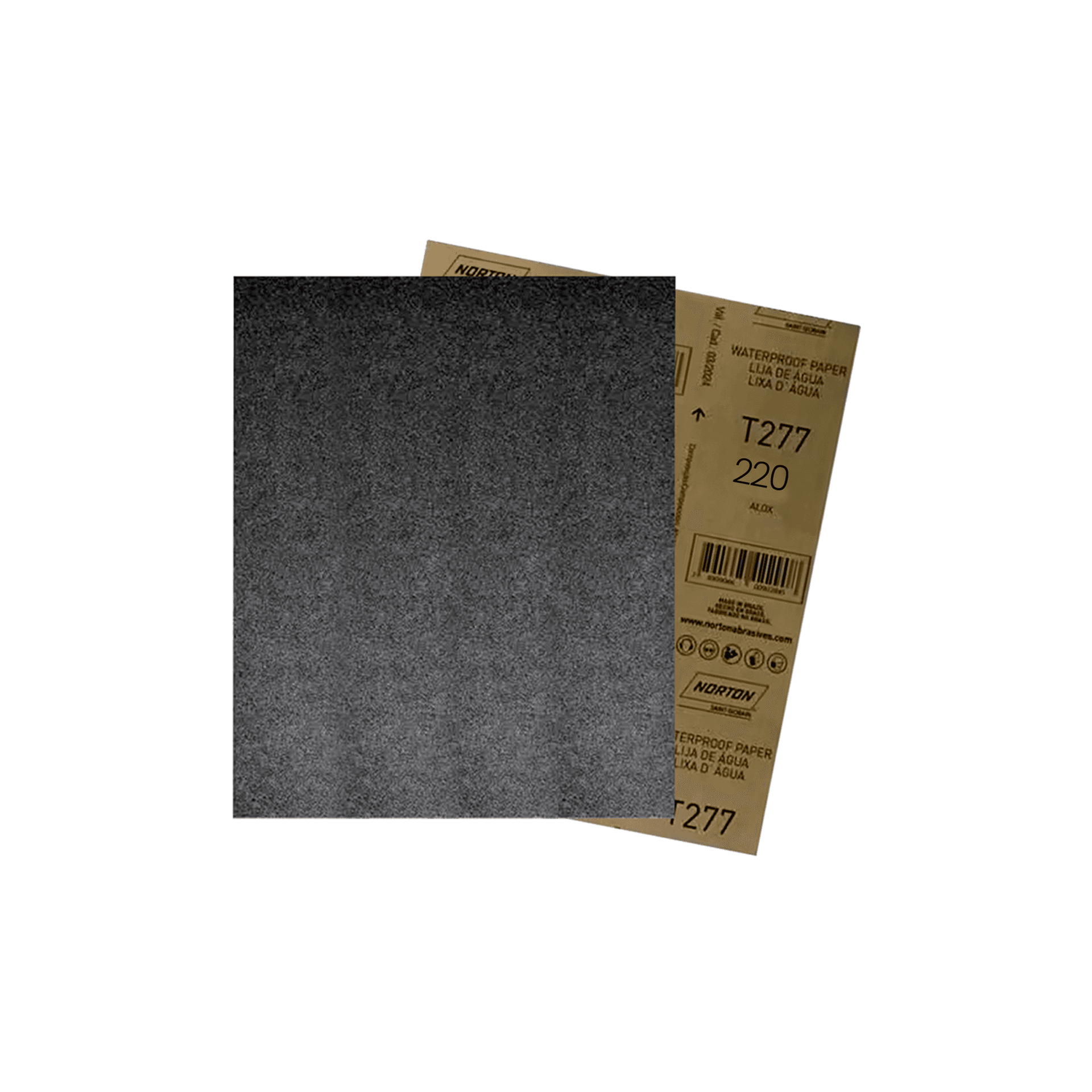 Lixa D’água Gramatura 220 T277 230x280 Folha Norton