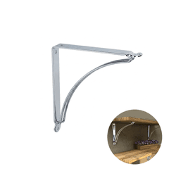 Suporte Mão Francesa Inversa Cromada 200 X 200 Mm